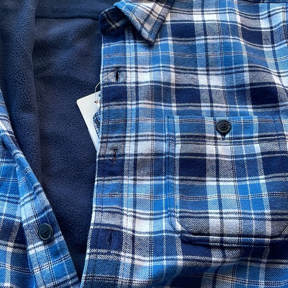 Weatherproof Vintage Men's Fleece Lined Plaid Flannel Shirt Jacket - Picture 3 of 7